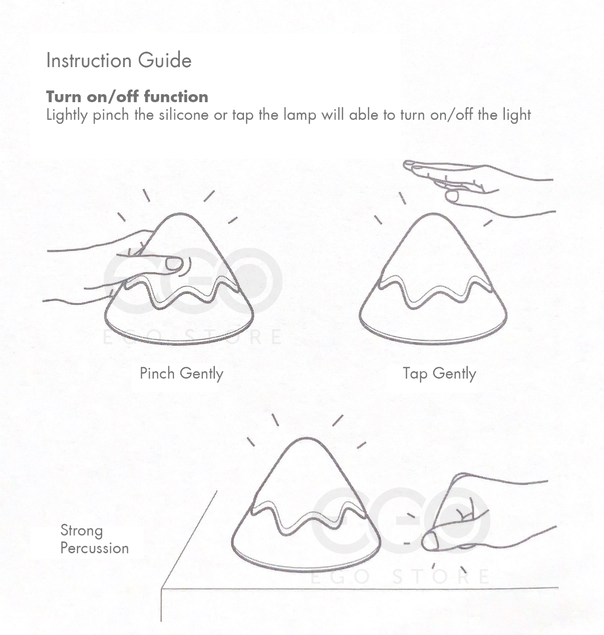 Snow Mountain Night Lamp