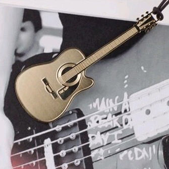 Music is My Soul Gold-Plated Bookmark