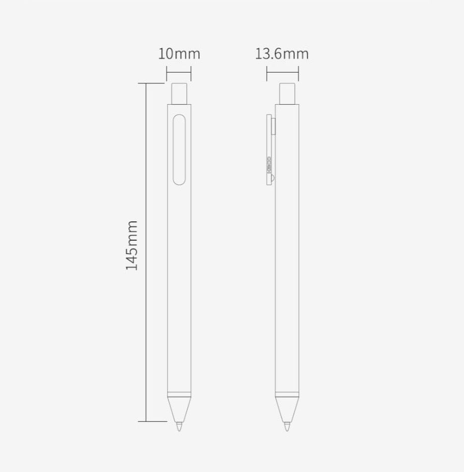 KACO Pure Gel Ink Pen 0.5mm - 5 Pack