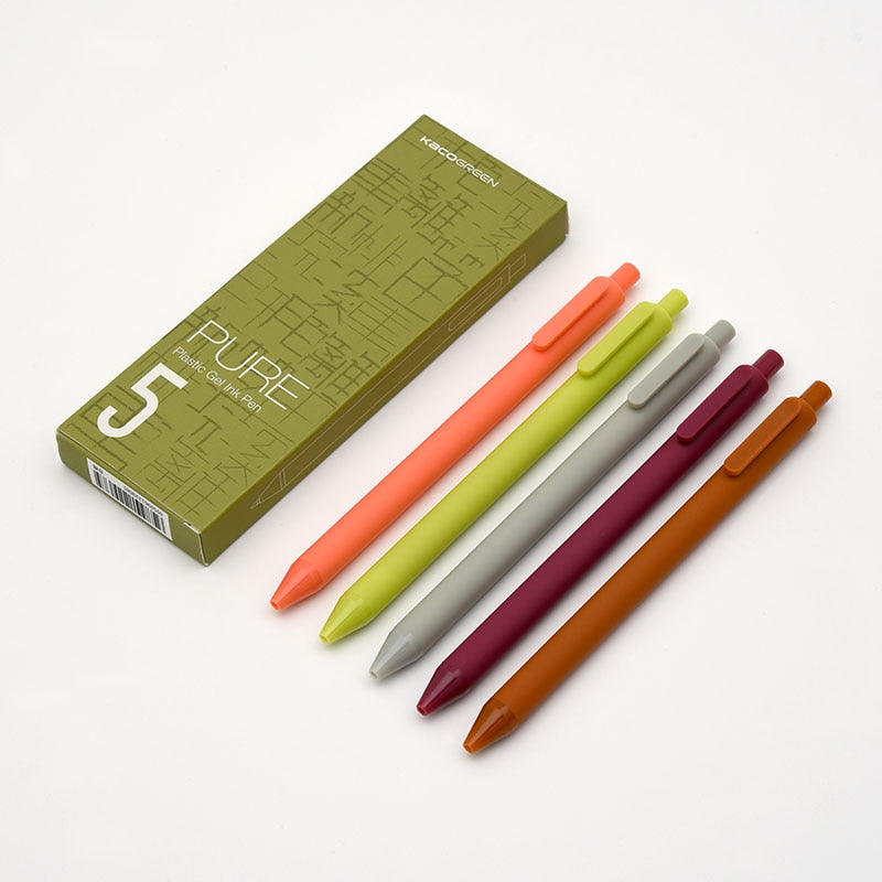 KACO Pure Gel Ink Pen 0.5mm - 5 Pack
