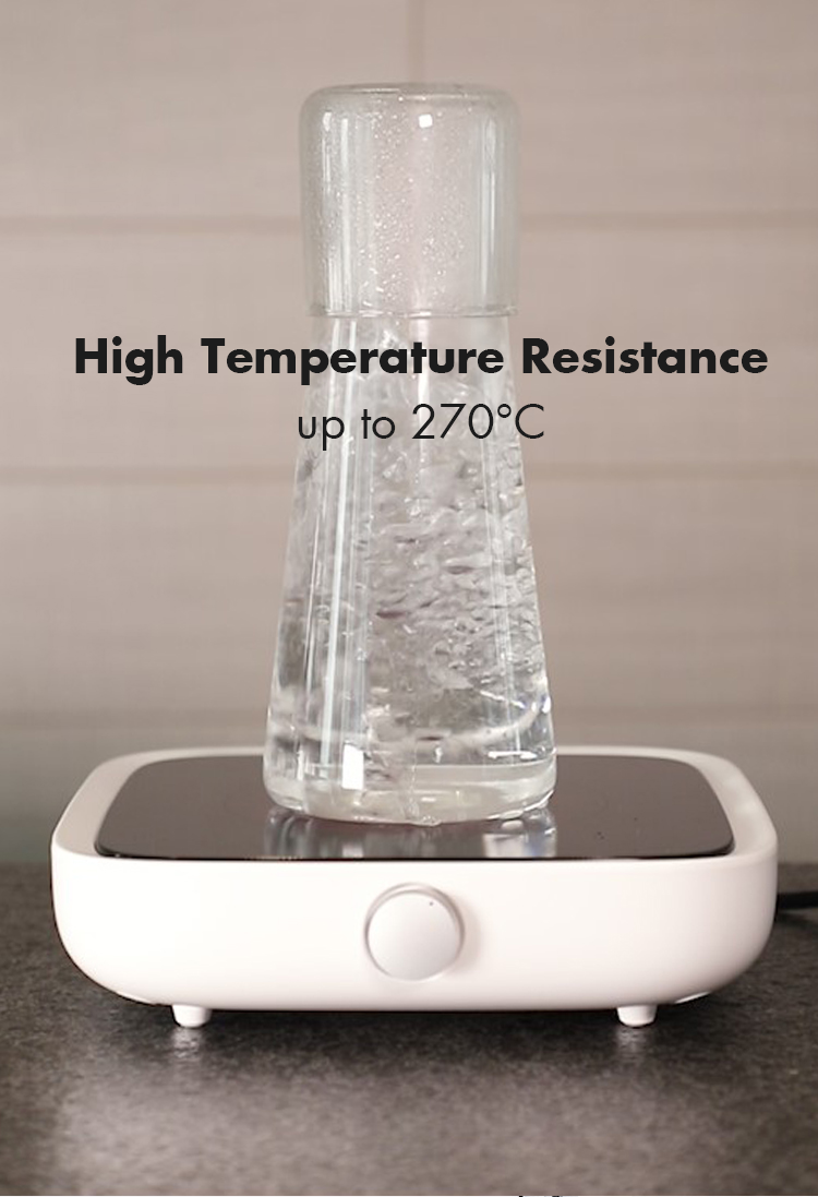 Borosilicate Glass Pitcher with Cup