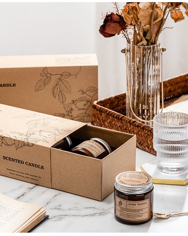 Aroma Sensation Candle Gift Set – 3x100g