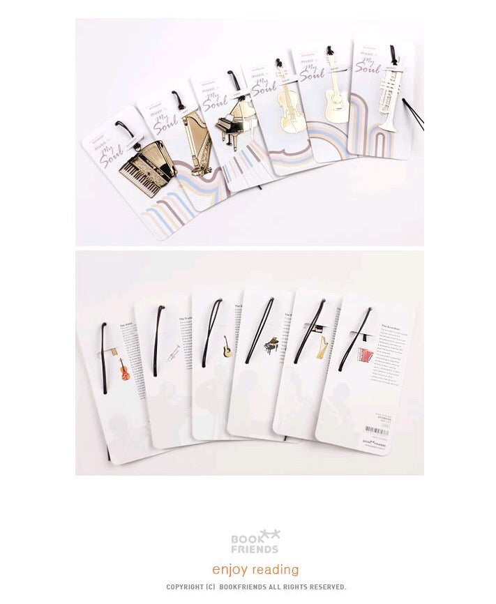 Music is My Soul Gold-Plated Bookmark