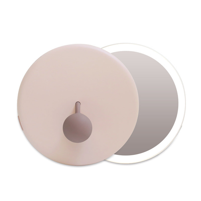 Mini Q Handheld LED Makeup Mirror