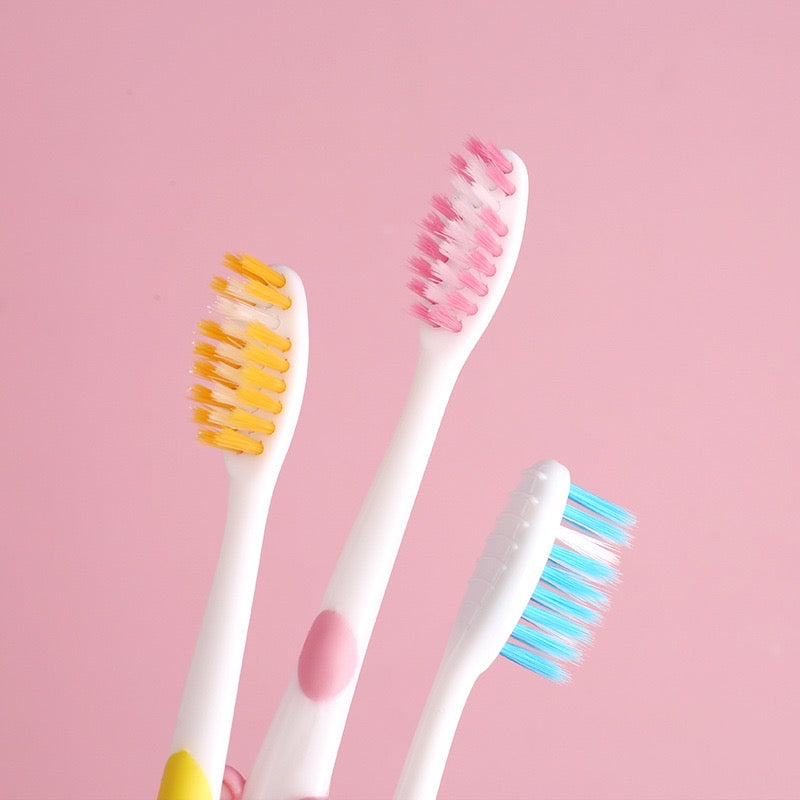 Kids Toothbrushes with Suction Cup 4pcs Set