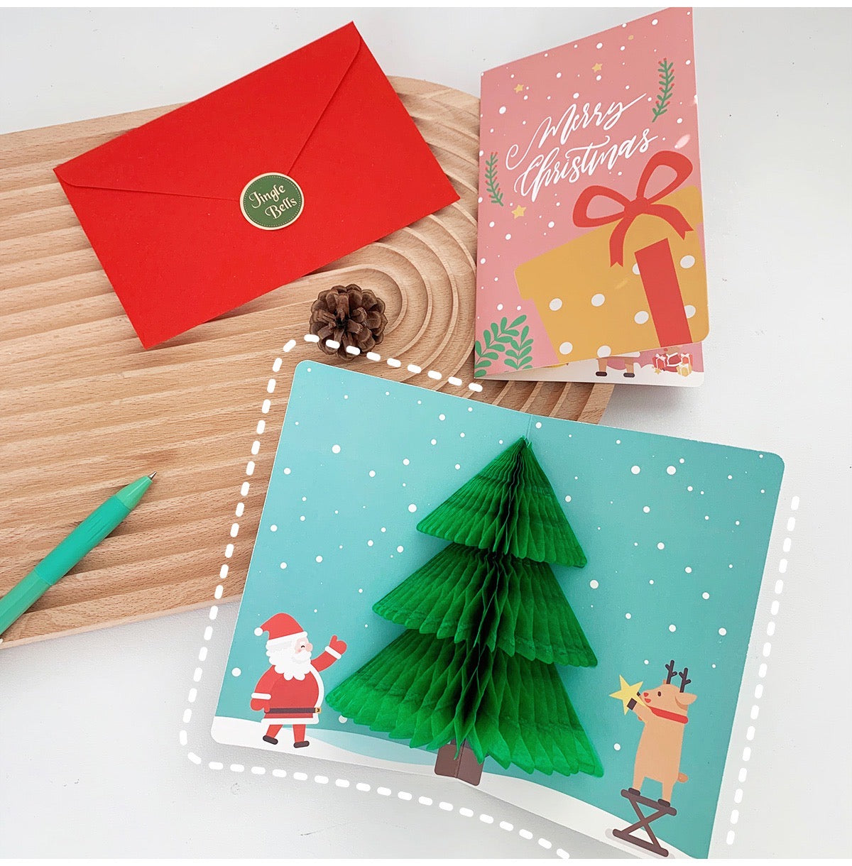 3D Christmas Pop Up Cards