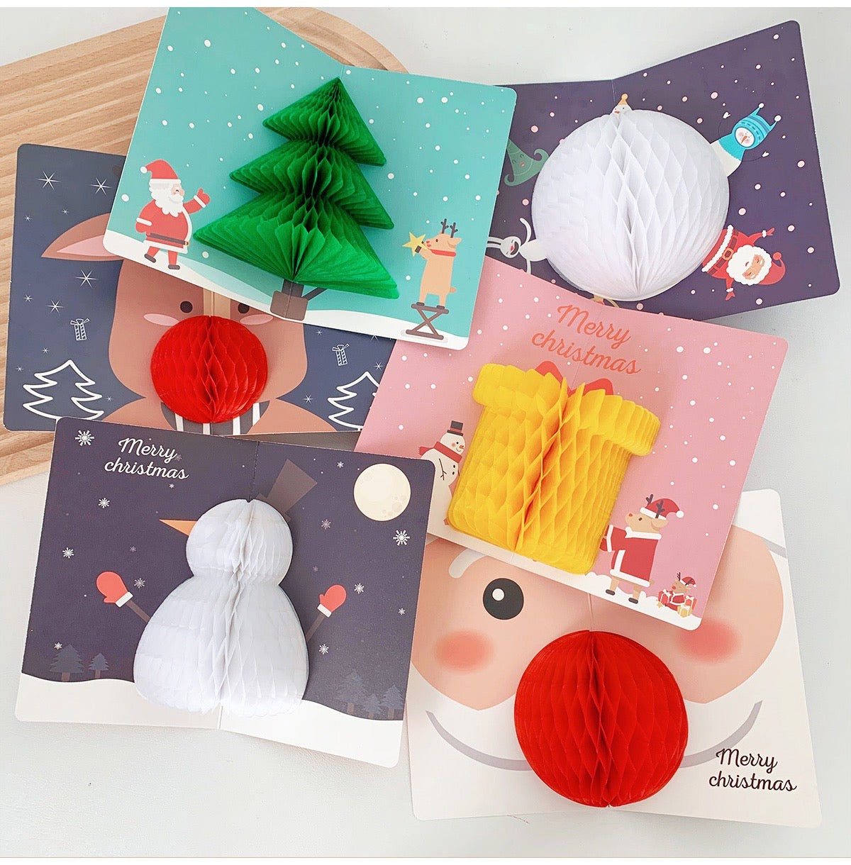 3D Christmas Pop Up Cards