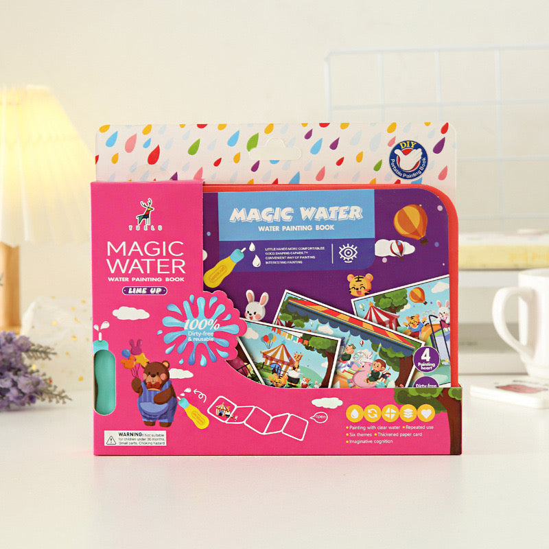 Magic Water Painting Book – 5-Book Set