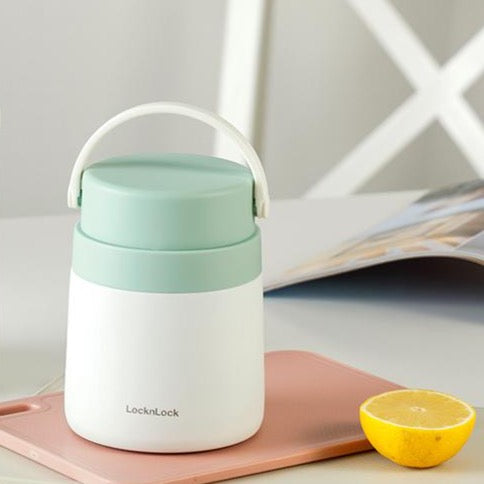 Thermal Handle Food Jar with Folding Spoon 500ml