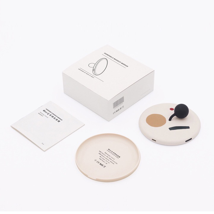 Mini Q Handheld LED Makeup Mirror