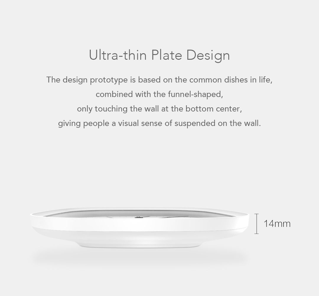 Minimalist Square Wall Clock – Silent, 30cm