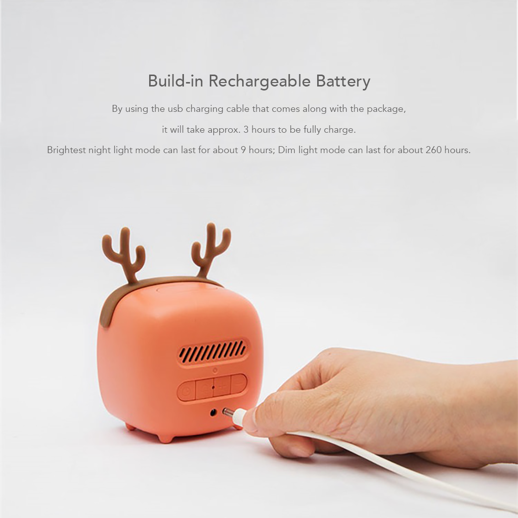 Cute Pet TV Alarm Clock