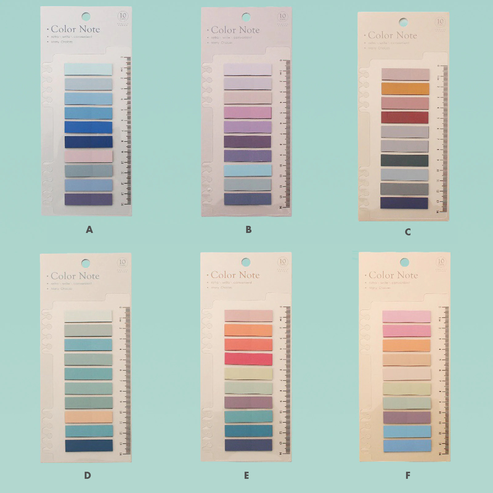 200pcs Colourful Sticky Index Labels