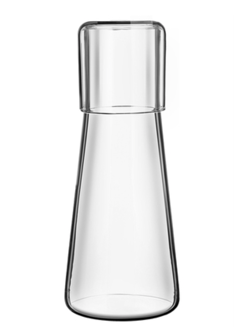 Borosilicate Glass Pitcher with Cup
