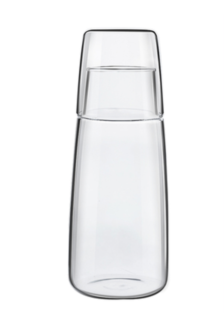 Borosilicate Glass Pitcher with Cup