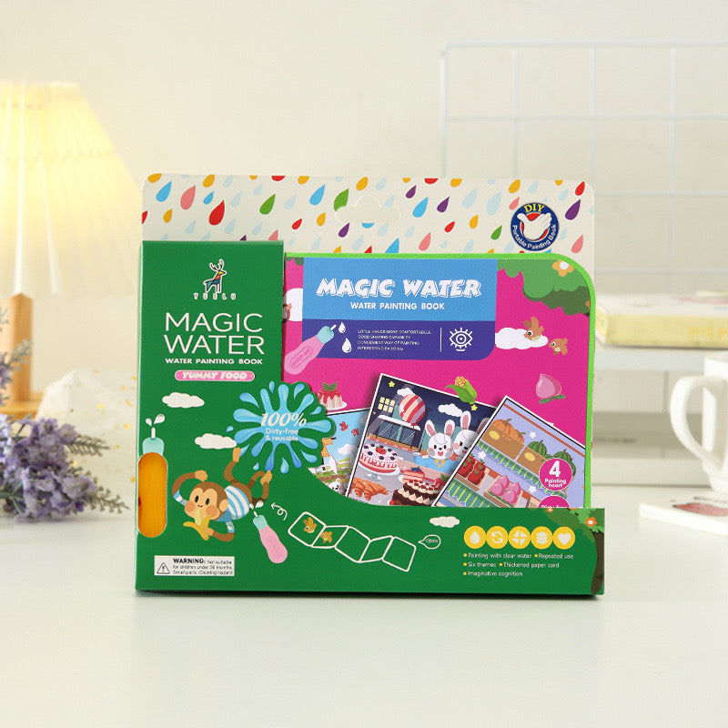 Magic Water Painting Book – 5-Book Set