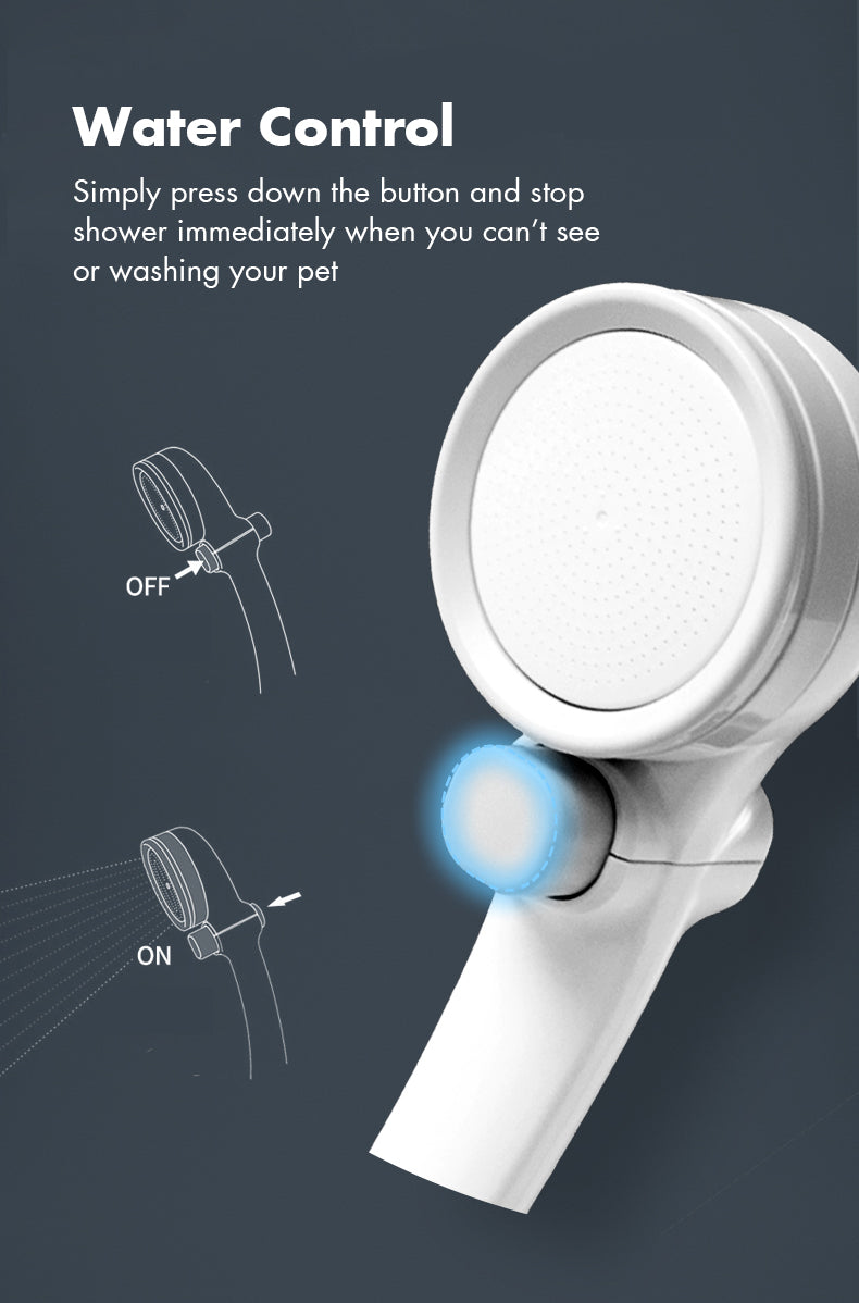 Shower Head with Water Control