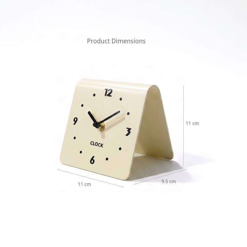 Minimal Matte Metal Desk Clock