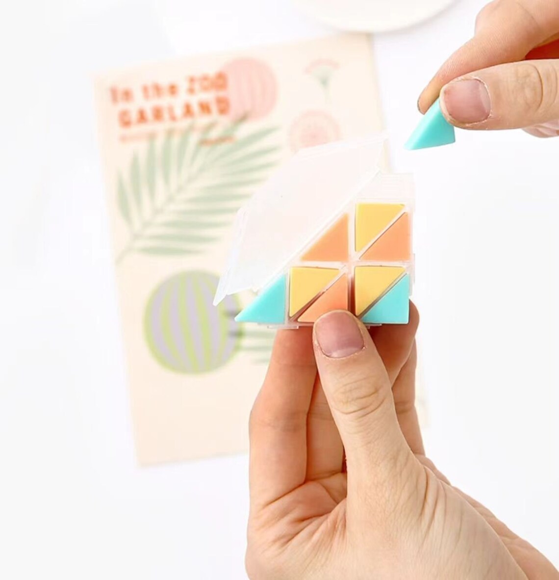 Triangle Eraser – Multi Pastel™ 54‑Angle Detail Eraser