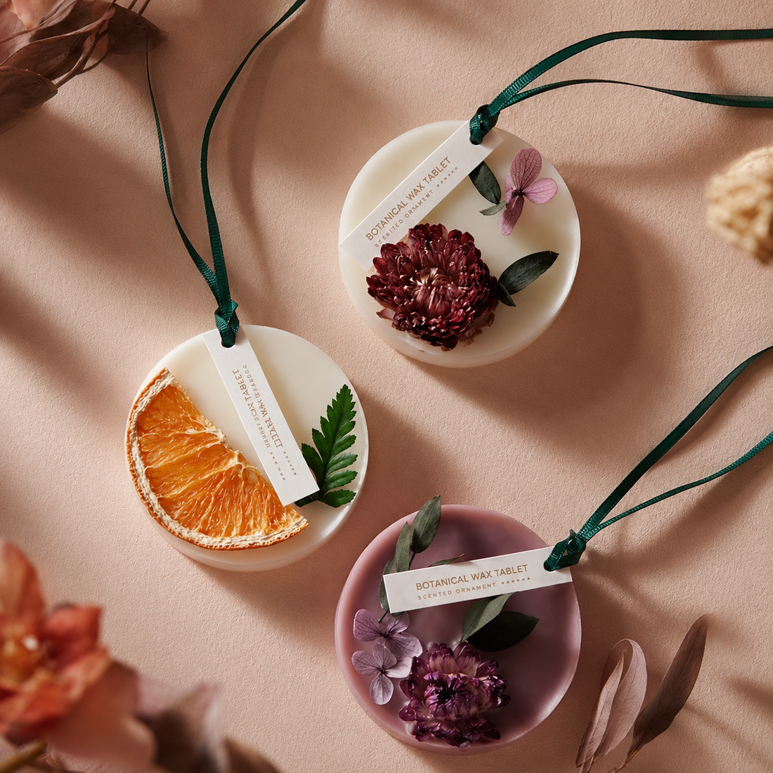 Botanical Hanging Wax Tablet