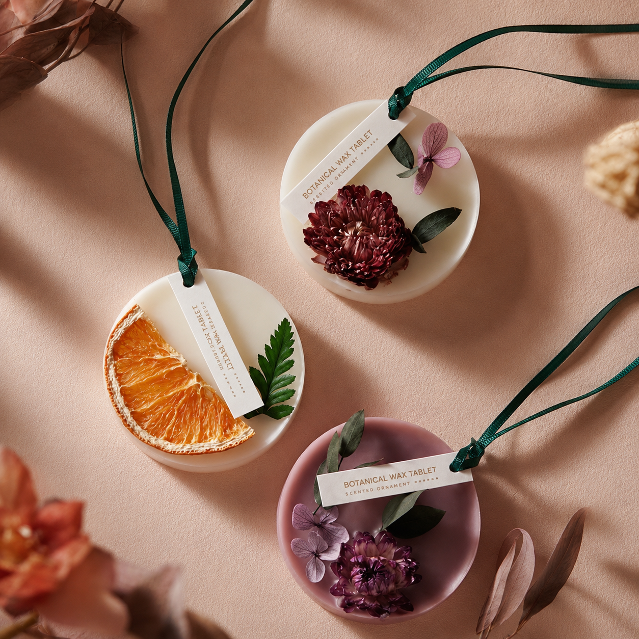 Botanical Hanging Wax Tablet