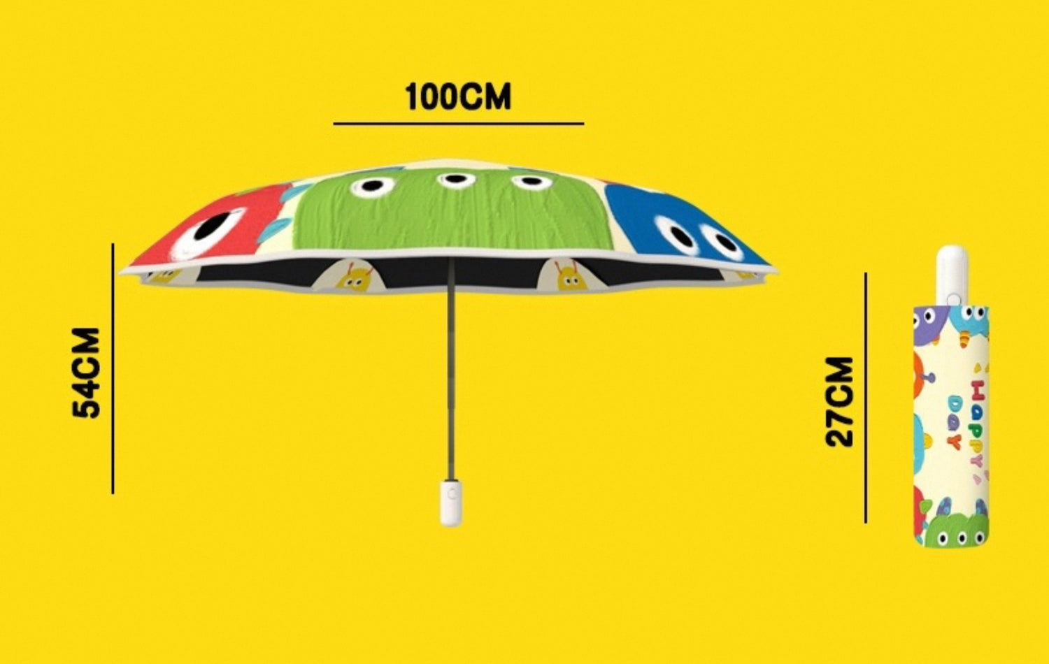 Kids‘ Compact Umbrella - Automatic, UV Protection