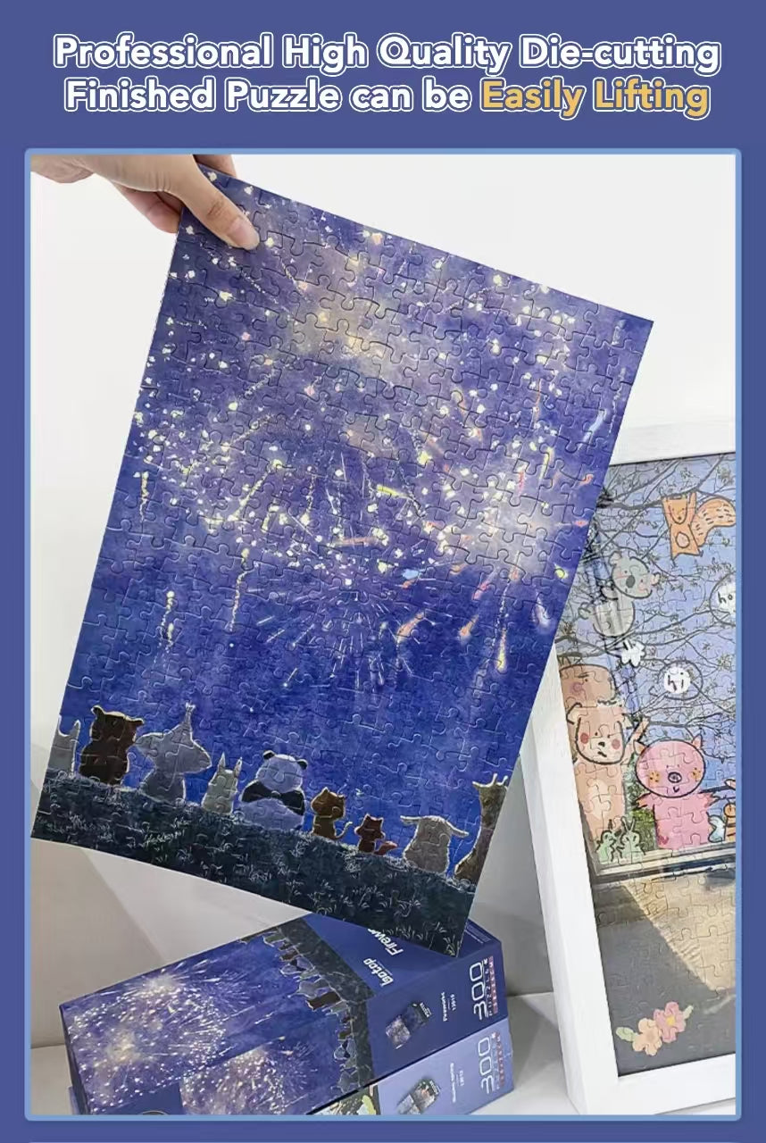 300pcs Premium Jigsaw Puzzle with Glitter Coating