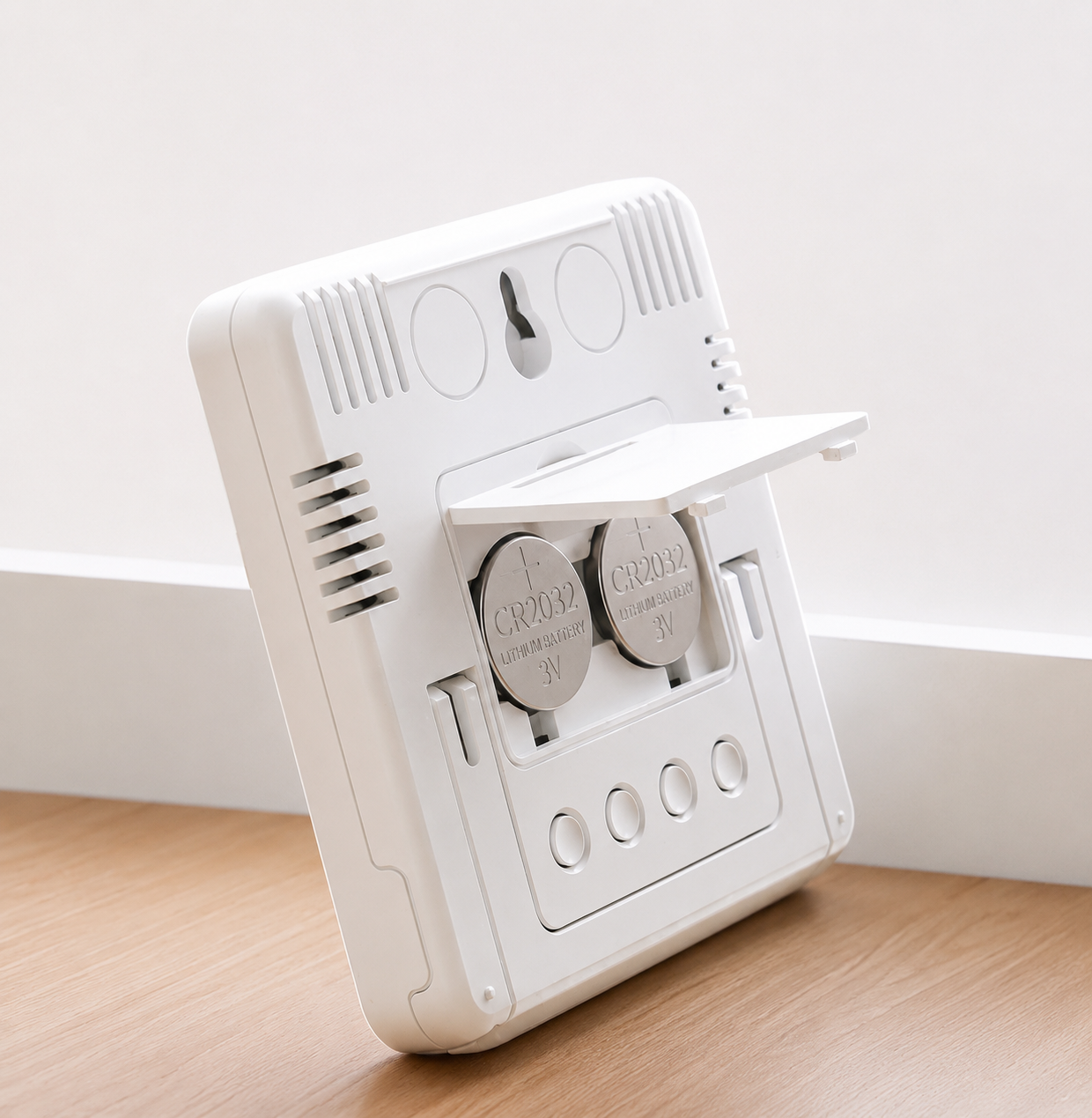 Large LCD Temperature &amp; Humidity Monitor with Clock (86mm)