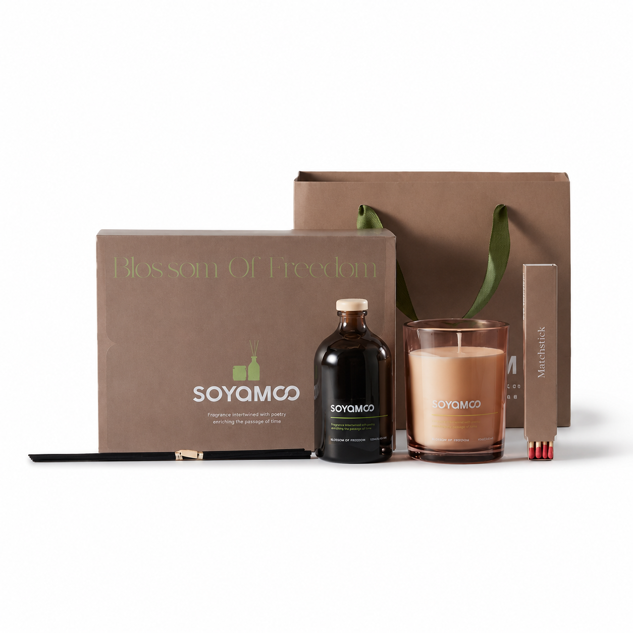 Candle &amp; Reed Diffuser Gift Set
