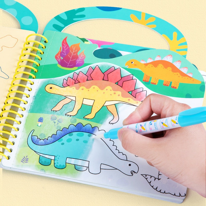Reusable Magic Water Painting Activity Books – Set of 3