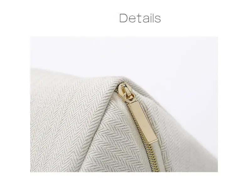 Minimal Travel Makeup Bag with Waterproof Lining