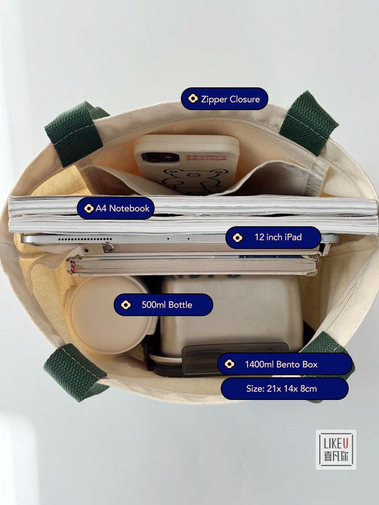 Tulip Garden Canvas Tote Bag