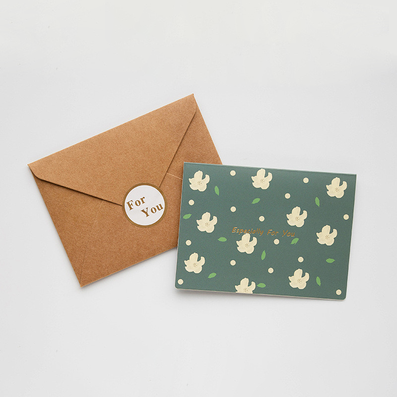 Floral Message Card
