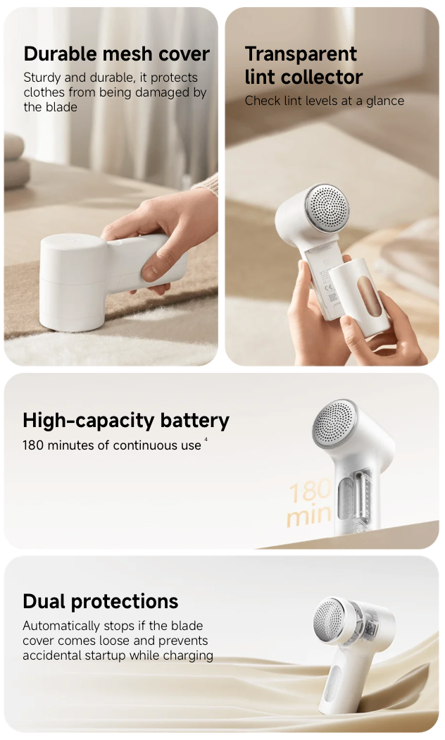 Xiaomi Electric Lint Remover 2 key features and specifications 2
