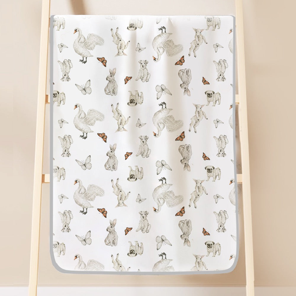 Baby Cot Single-sided Cotton Mattress Protector