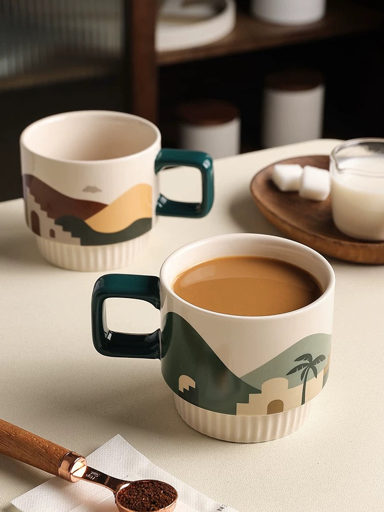 Oasis Stackable Ceramic Coffee Mug 320ml