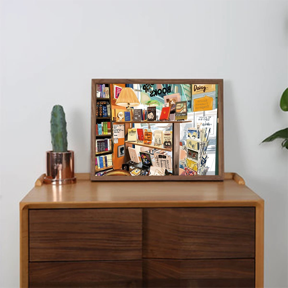 Bookstore Glitter Jigsaw Puzzle (300 Pieces)