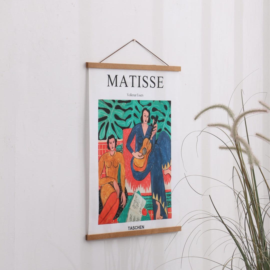 Solid Wood Magnetic Poster Hanger