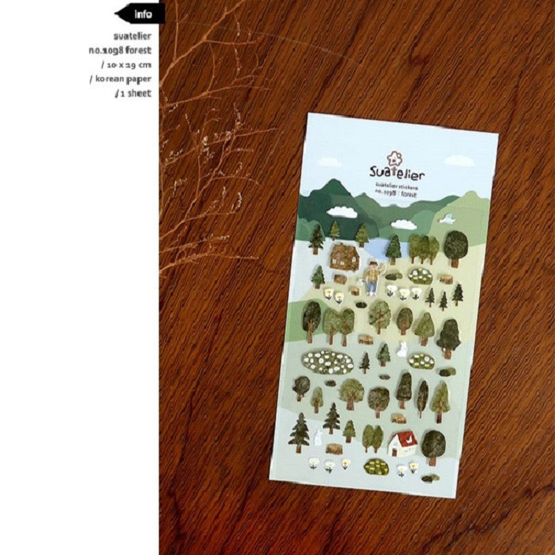 Daily Deco Stickers - Nature &amp; Floral Series