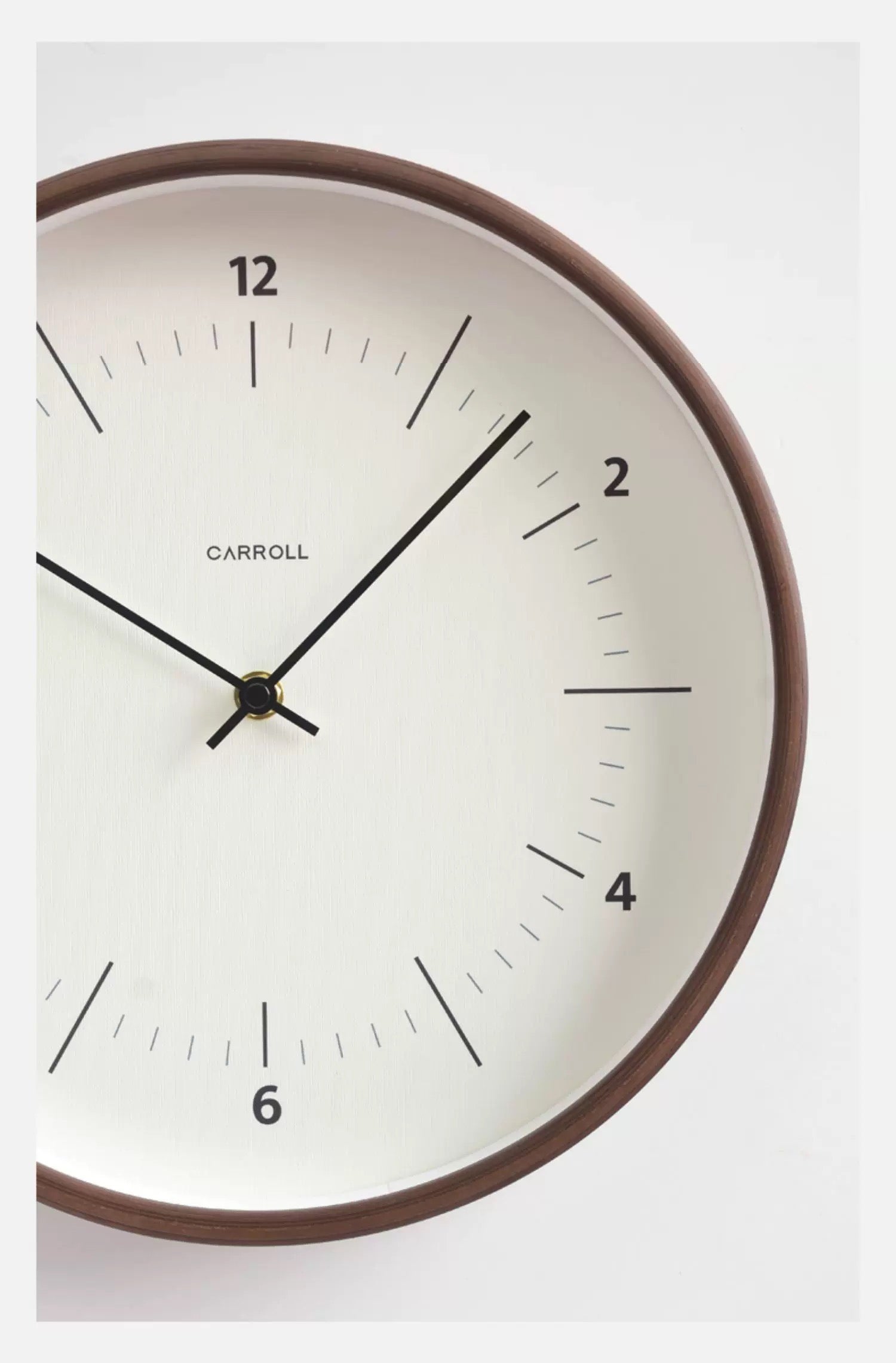 Minimal Bentwood Wall Clock - 30cm