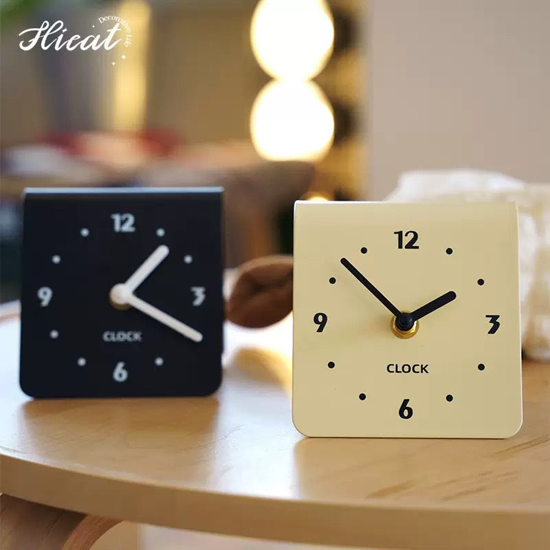 Minimal Matte Metal Desk Clock