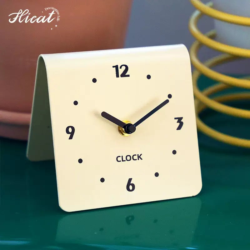 Minimal Matte Metal Desk Clock