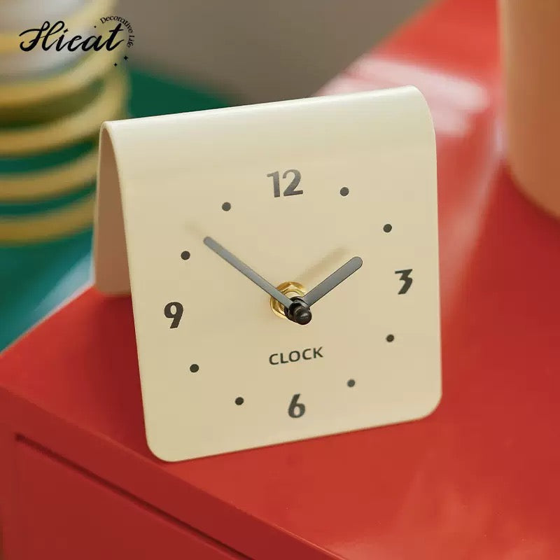 Minimal Matte Metal Desk Clock
