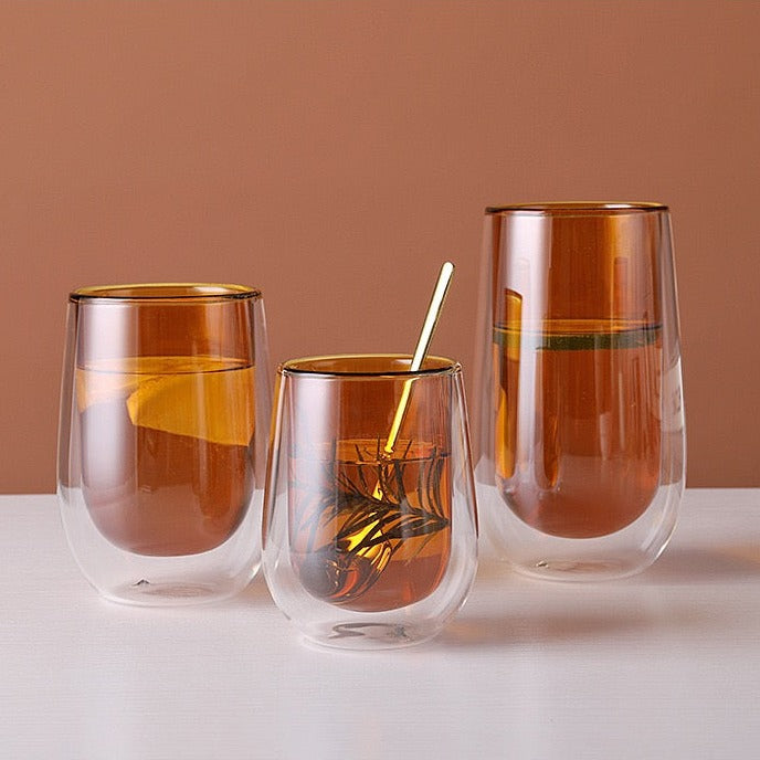 Double Wall Borosilicate Glass Cup