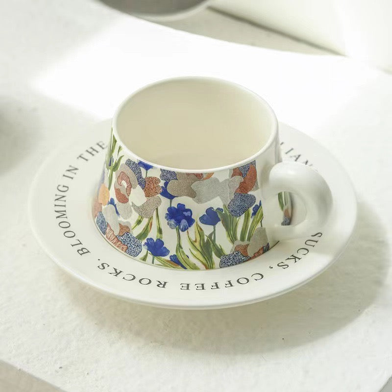 Artisitic Ceramic Cup &amp; Saucer Set