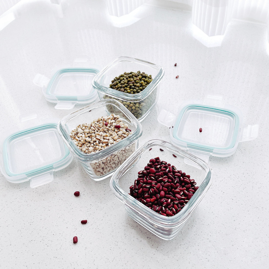 Borosilicate Glass Food Storage Container 160ml