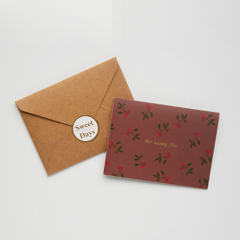 Floral Message Card
