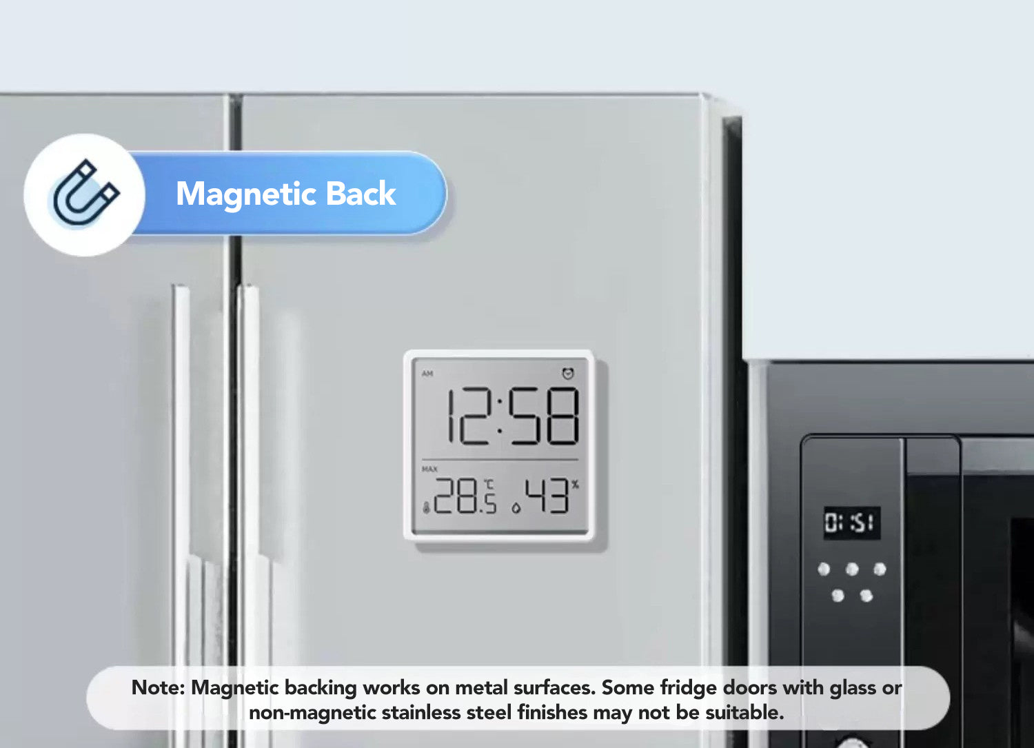 Mini LCD Temperature &amp; Humidity Clock