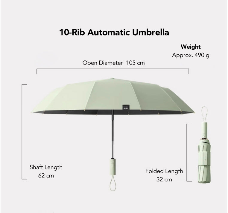 Automatic UV Umbrella – Minimal Everyday Design