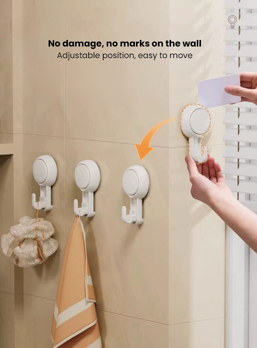 Heavy-Duty Suction Cup Hooks (4-packs)